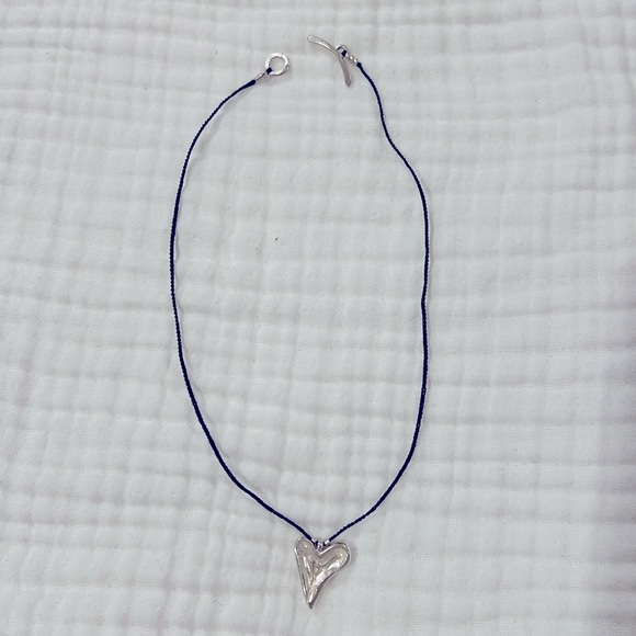 Jill Platner Heart Pendant Sterling silver necklace - Picture 3 of 7